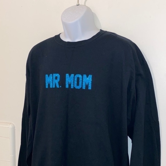 Unisex Mr.Mom Long Sleeved Graphic Tee - Picture 4 of 9